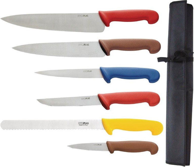  Hygiplas OFFRE SP&Eacute;CIALE Ensemble de d&eacute;coupe &agrave; code couleur Hygiplas 