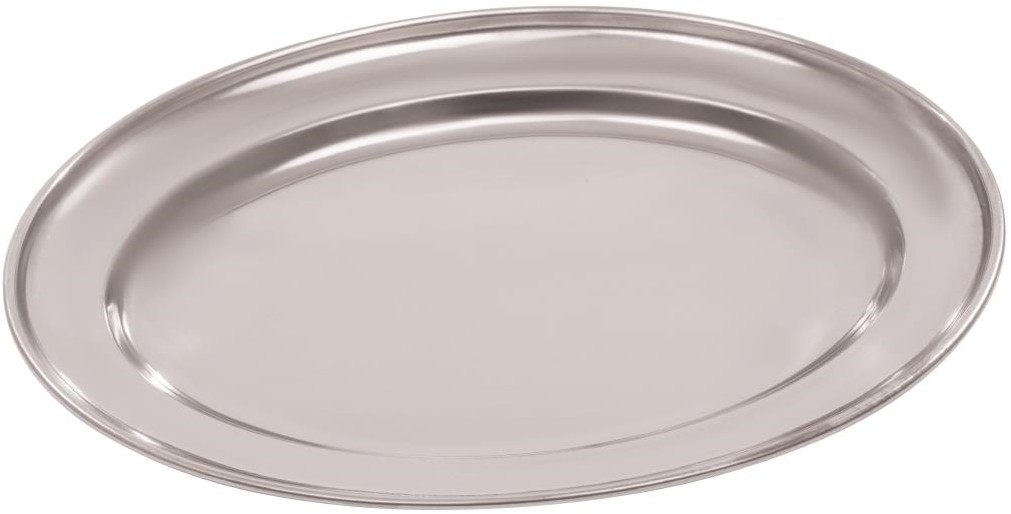 Olympia Plat de service ovale en inox 220mm 