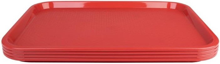  Kristallon Plateau self-service 305 x 415mm rouge 