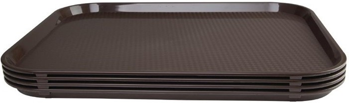  Kristallon Plateau self-service marron 450 x 350mm 