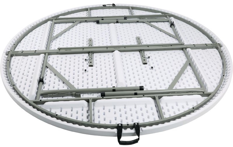  Bolero Table ronde pliante par le centre 1,8m 