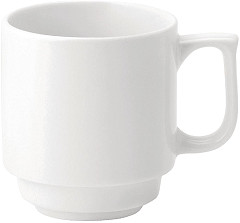  Utopia Mugs empilables Pure White 280 ml (lot de 36) 